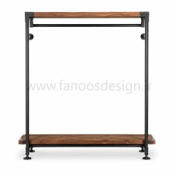 استند فروشگاهی دیواری چوب و فلز کد 30321