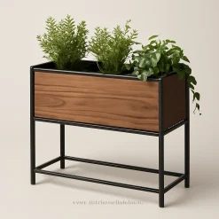 فلاورباکس روف گاردن چوبی فلزی