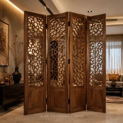 پاراوان چوبی کلاسیک