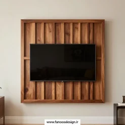 پنل TV Wall چوبی دکوراتیو
