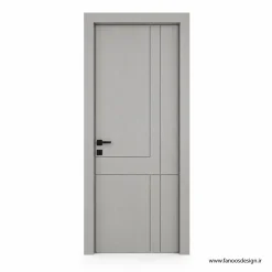 درب پلی‌وود کد PW-07 (رنگ طوسی نقره‌ای) - ضد آب و مینیمال