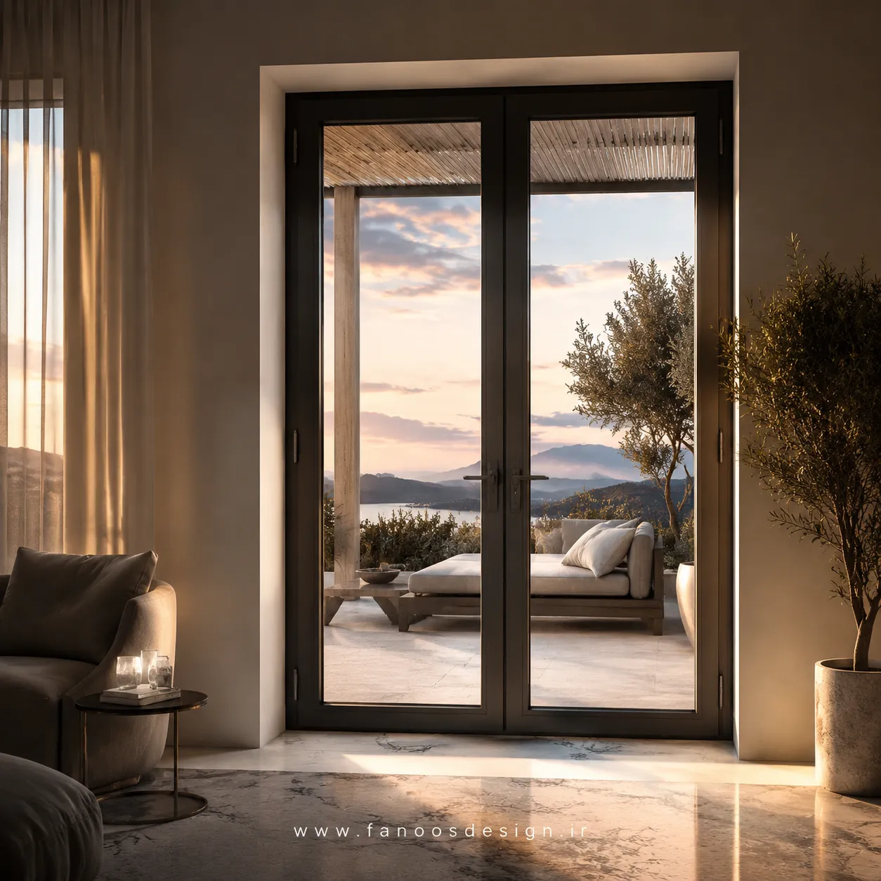 بهترین شیشه و یراق‌آلات برای درب آلومینیومی دوجداره | راهنمای انتخاب