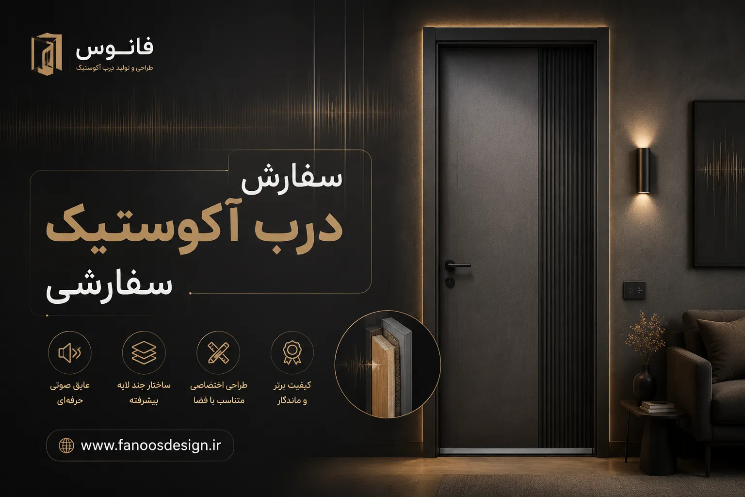 سفارش درب آکوستیک