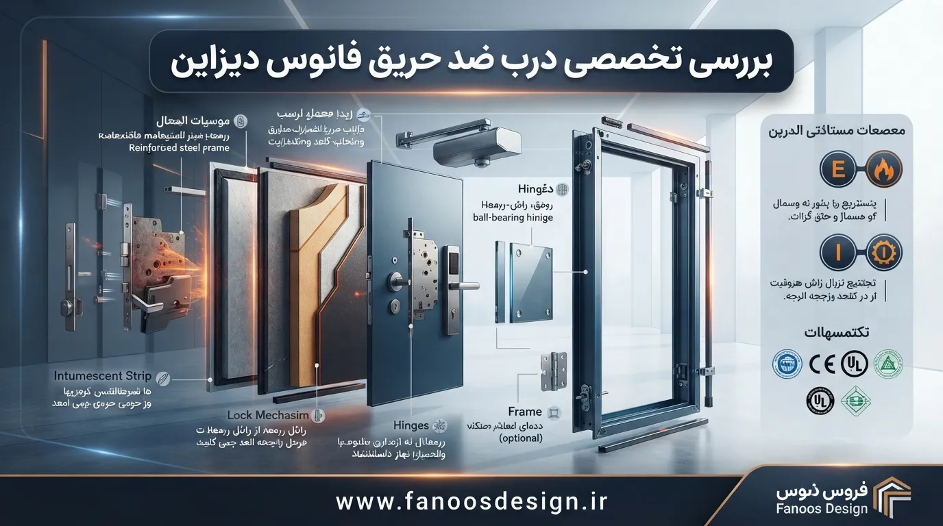 بررسی تخصصی درب ضد حریق فانوس دیزاین