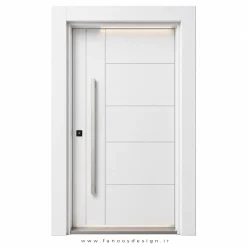 درب مدرن ضد سرقت با طراحی مینممال سایز 200*220 کد 30515