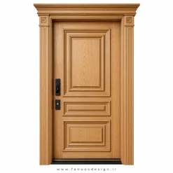 درب ضد سرقت نئوکلاسیک با طراحی لوکس سایز 200*220 کد 30516