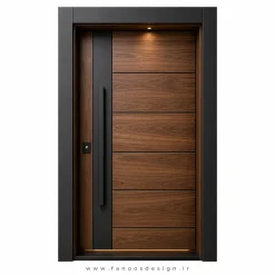 درب مدرن ضد سرقت با طراحی مینممال سایز 200*220 کد 30515