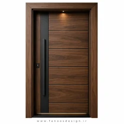 درب مدرن ضد سرقت با طراحی مینممال سایز 200*220 کد 30515