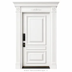 درب ضد سرقت نئوکلاسیک با طراحی لوکس سایز 200*220 کد 30516