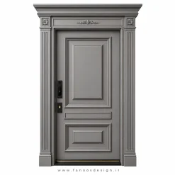 درب ضد سرقت نئوکلاسیک با طراحی لوکس سایز 200*220 کد 30516