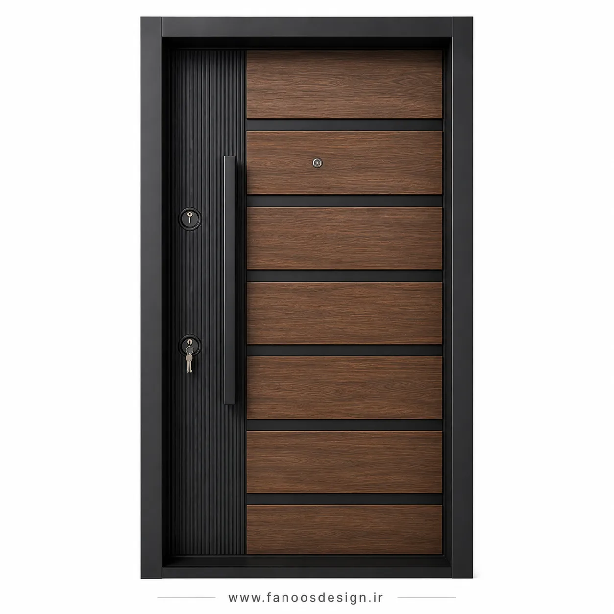 درب ضد سرقت مدرن روکش بلوط ترکیبی سایز 120*220 کد 30509 1 درب ضد سرقت مدرن روکش بلوط ترکیبی