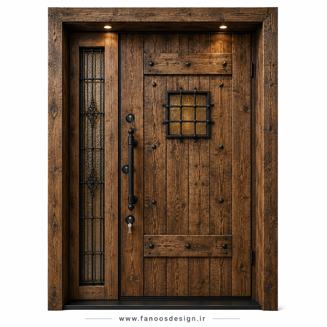درب ضد سرقت یک و نیم لنگه روستیک سایز 140*220 کد 30500 1 درب ضد سرقت یک و نیم لنگه روستیک
